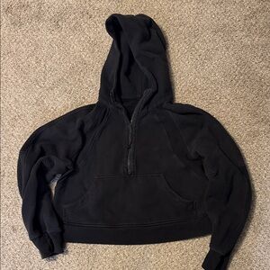 lululemon athletica Black Hooded Sweater